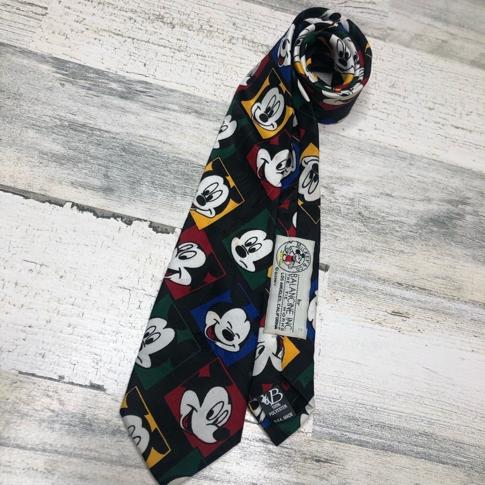 Disney Mickey Mouse vintage neck tie Mens boys